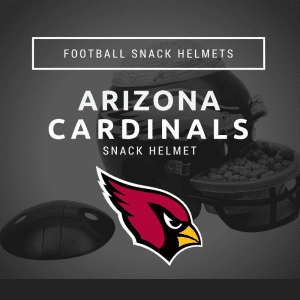 Arizona Cardinals Football Snack Helmet