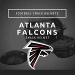 Atlanta Falcons Football Snack Helmet