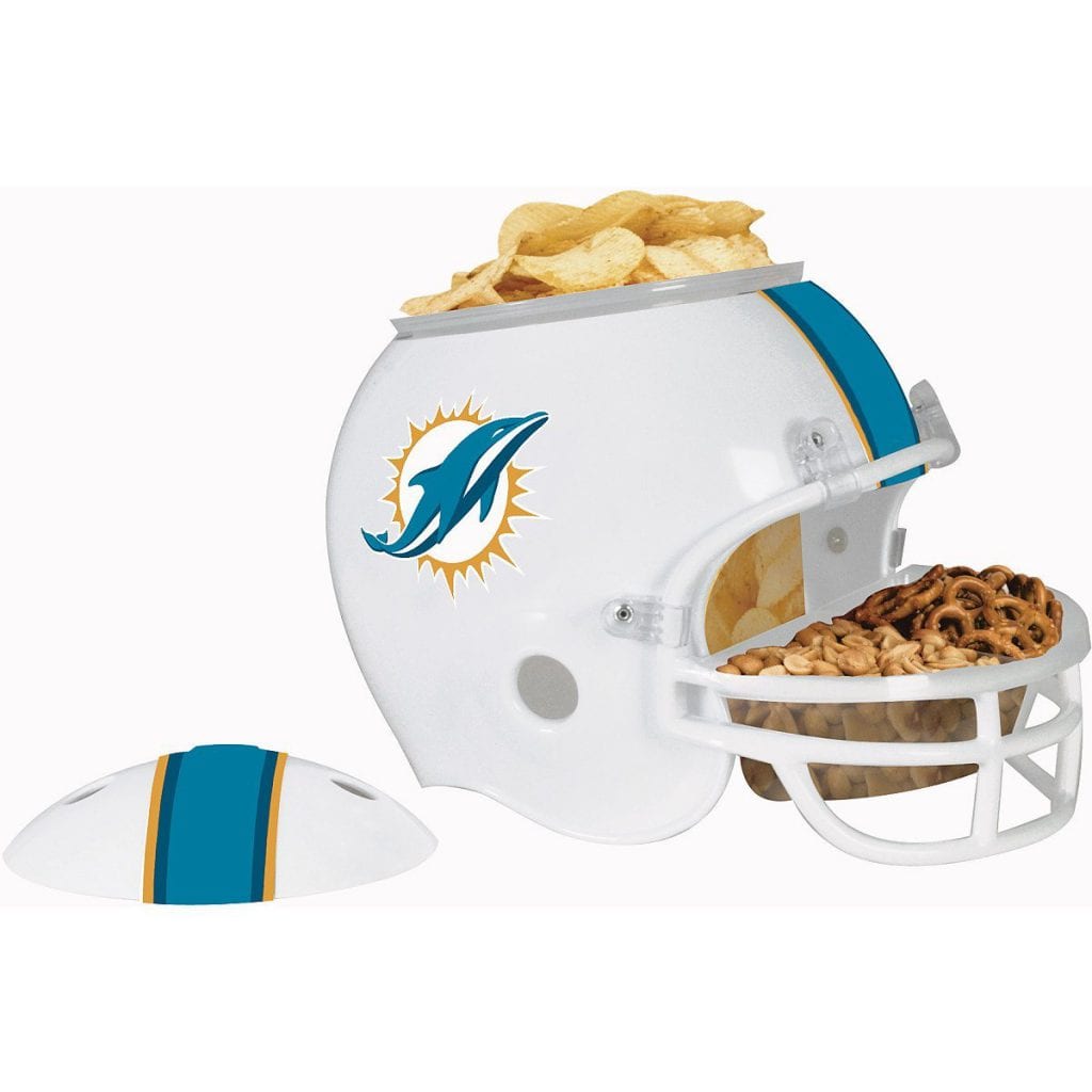 Football Snack Helmets - Miami Dolphins Snack Helmet